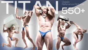 450张泰坦男性艺术姿势参考图片