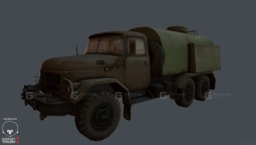 吉尔131罐车 - ZiL 131 tank 3D model-237