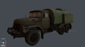 吉尔131罐车 - ZiL 131 tank 3D model-237