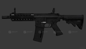 M4冲锋枪-M4 SMG 3D model-13