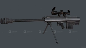 巴雷特XM500 - Barrett XM500 3D model-47