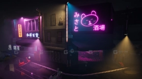 【UE4.26】独立日式夜晚小巷 Indie Japanese Night Alley