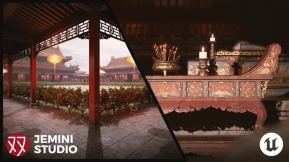 【UE】亚洲模块化寺庙  Asian Modular Temple