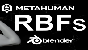 Blender的MetaHuman DNA插件新增RBF编辑器功能