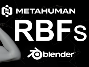 Blender的MetaHuman DNA插件新增RBF编辑器功能