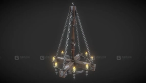 锻造吊灯 1 Forged chandelier 1