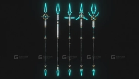 科幻矛套件 Scifi spear pack