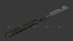 砍刀 3D模型-6 - Machete 3D model-6