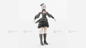 女巫服务员绑定 - Witch Waitress Rigged