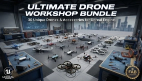 【UE5.4】终极无人机工作坊合集  Ultimate Drone Workshop Bundle