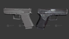 格洛克3D模型-17 - Glock 3D model-17