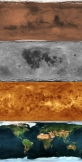4组火星金星地球月球星球贴图