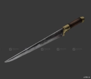 刺客剑 - Assasin Shword 3D model-52