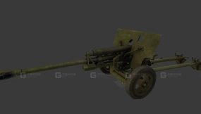 ZIS-3加农炮3D模型-11 - zis_3 3D model-11