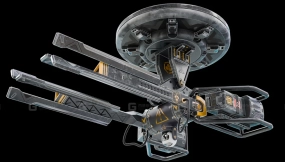 三头炮塔电磁轨道炮（车顶）-Triple-Head Turret Railgun (Roof)