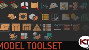 Maya超强快捷建模工具包 KT Modeling Toolset