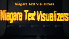 【UE】尼亚加拉文本可视化工具  Niagara Text Visualizers