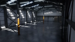 工业仓库场景模型 Industrial Warehouse