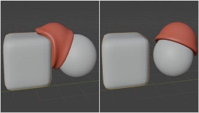 Blender几何节点构建实时碰撞系统