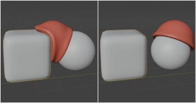 Blender几何节点构建实时碰撞系统