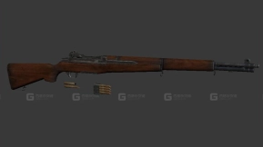 加兰德-5 - Garand 3D model-5