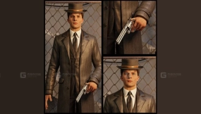 绑定黑帮男性角色 Rigged Male Mafia Character