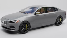 （绑定）沃尔沃S90+内饰-(Rigged)Volvo S90+Interior