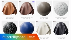 74+ Superellipse - Sustainable Texture Collection 4K 可持续纹理合集 4K