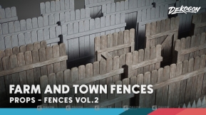 【UE】模块化农场围栏 Farm and Town Modular
