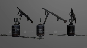 MG42三脚架-Mg42 tripod 3D model-4