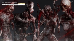 【UE】恐怖暗黑生物疯狂集合包  Insane Pack 01 - Game Assets + Extra
