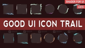 【UE】优秀特效   UI图标拖尾  Good FX   UI Icon Trail