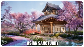 【UE5.1】亚洲圣殿 Asian Sanctuary