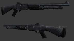 M4霰弹枪 - Shotgun M4 3D model-2