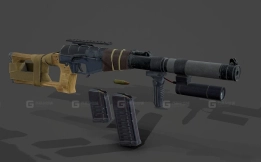 温托列兹-Vintorez 3D model