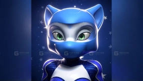 星际火狐 克里斯托尔科幻头盔 Sci-Fi Helmet for Starfox Krystal