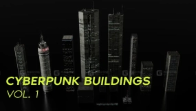 新赛博朋克建筑 New CYBERPUNK BUILDINGS VOL. 1