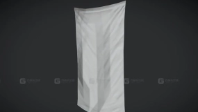 HSG 大旗帜 PBR游戏就绪 HSG - Large Flag - PBR Game Ready