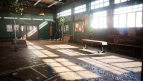 【UE】高中体育馆34个资产  Highschool Gym 34 Assets