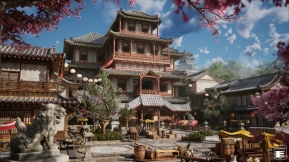 【UE】封建代日本建筑古建亚洲中式 Feudal Japan Megapack