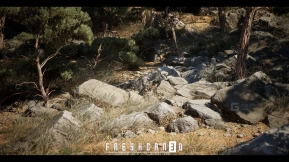 【UE】地中海岛屿套装（岛屿环境 - 松林岛屿 - 森林） Mediterranean Island Pack (Island Environment - Pine Forest Island - Forest)