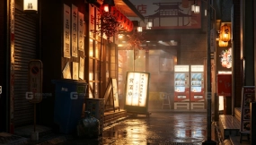 日式小巷 Japanese Alley