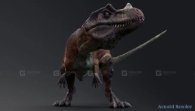 【UE】角鼻龙精简版模型 Ceratosaurus Lite Version