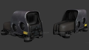 全息瞄准镜 3D模型-19 Holosight 3D model-19