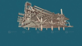 海上平台上部结构草图 OFFSHORE Topside SKETCH FAB