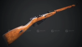 莫辛纳甘1930伊热夫斯克版 - Mosin Nagant Izhevsk 1930 3D model-36