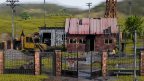 场景-废弃乡村建筑工地 - Scene- Abandoned Rural Construction Site