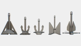 5款船锚合集01 - 5 Ship Anchor Pack 01