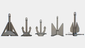 5款船锚合集01 - 5 Ship Anchor Pack 01