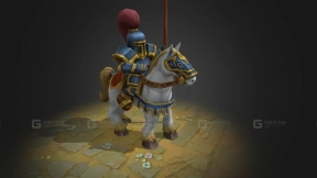 动画骑士骑手角色 - Rider knight animated character